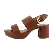 Cognac Faux Leather