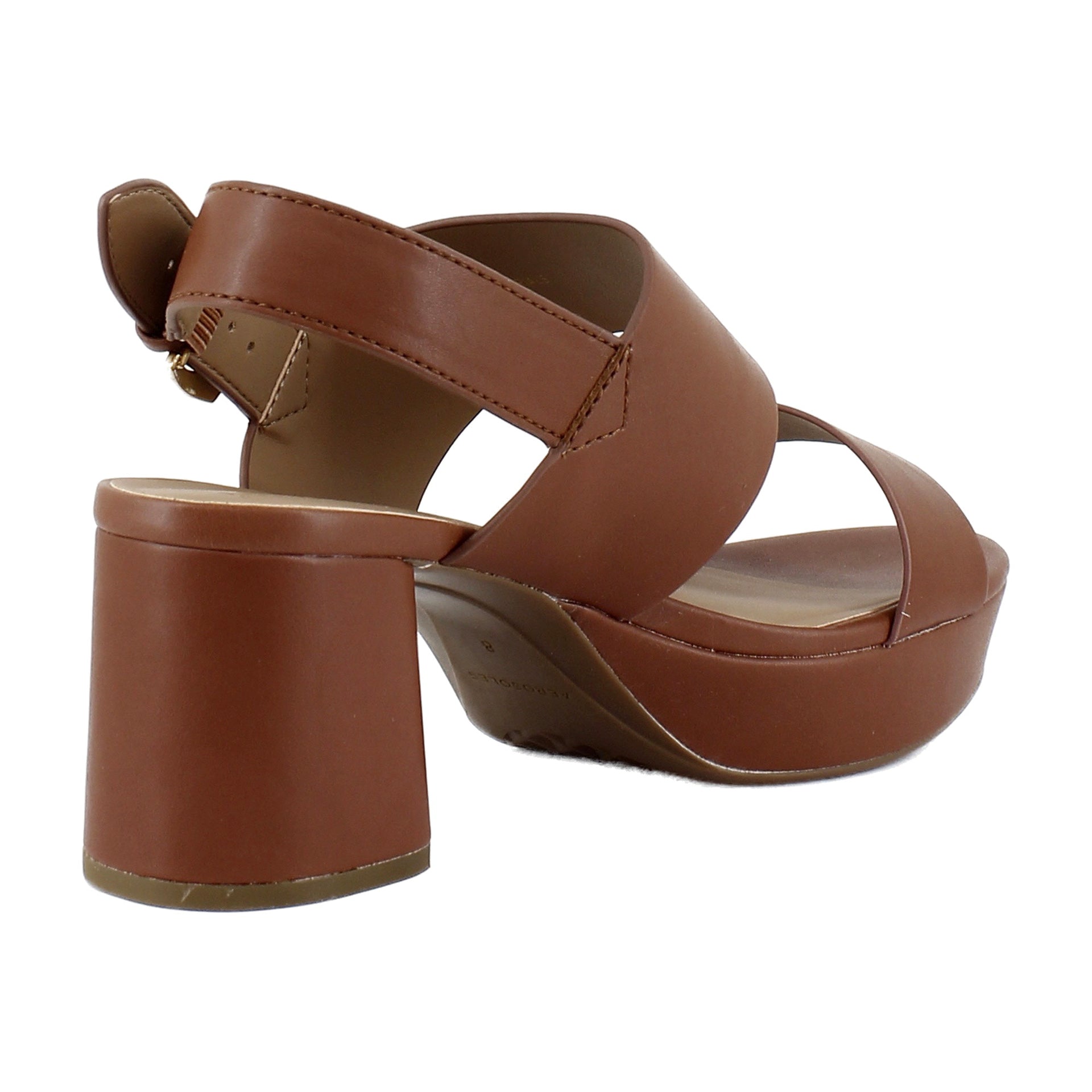 Cognac Faux Leather