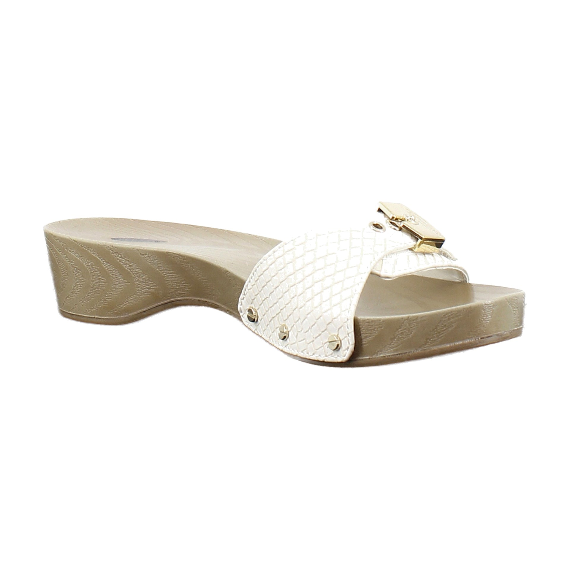 Gardenia White Snake Print