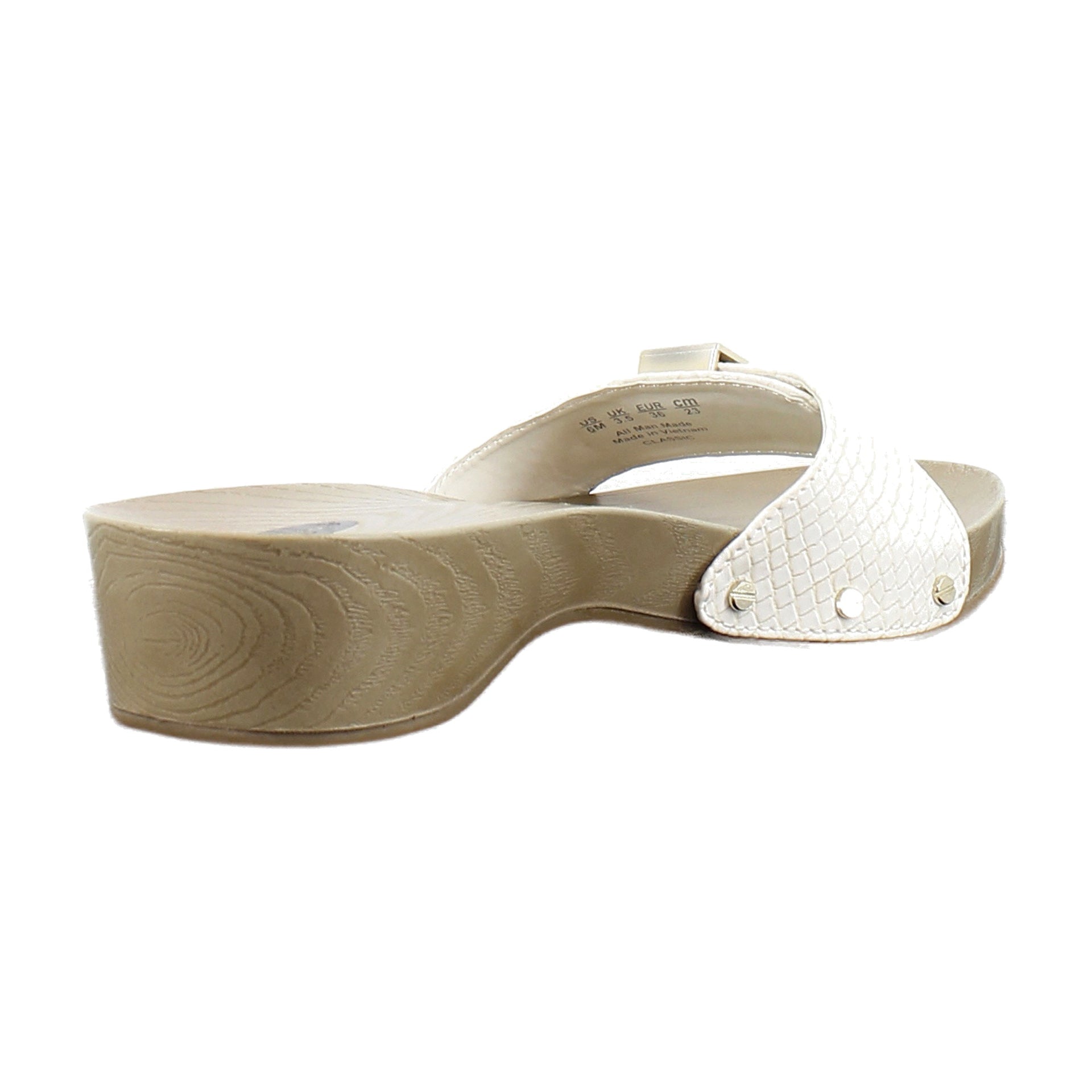 Gardenia White Snake Print