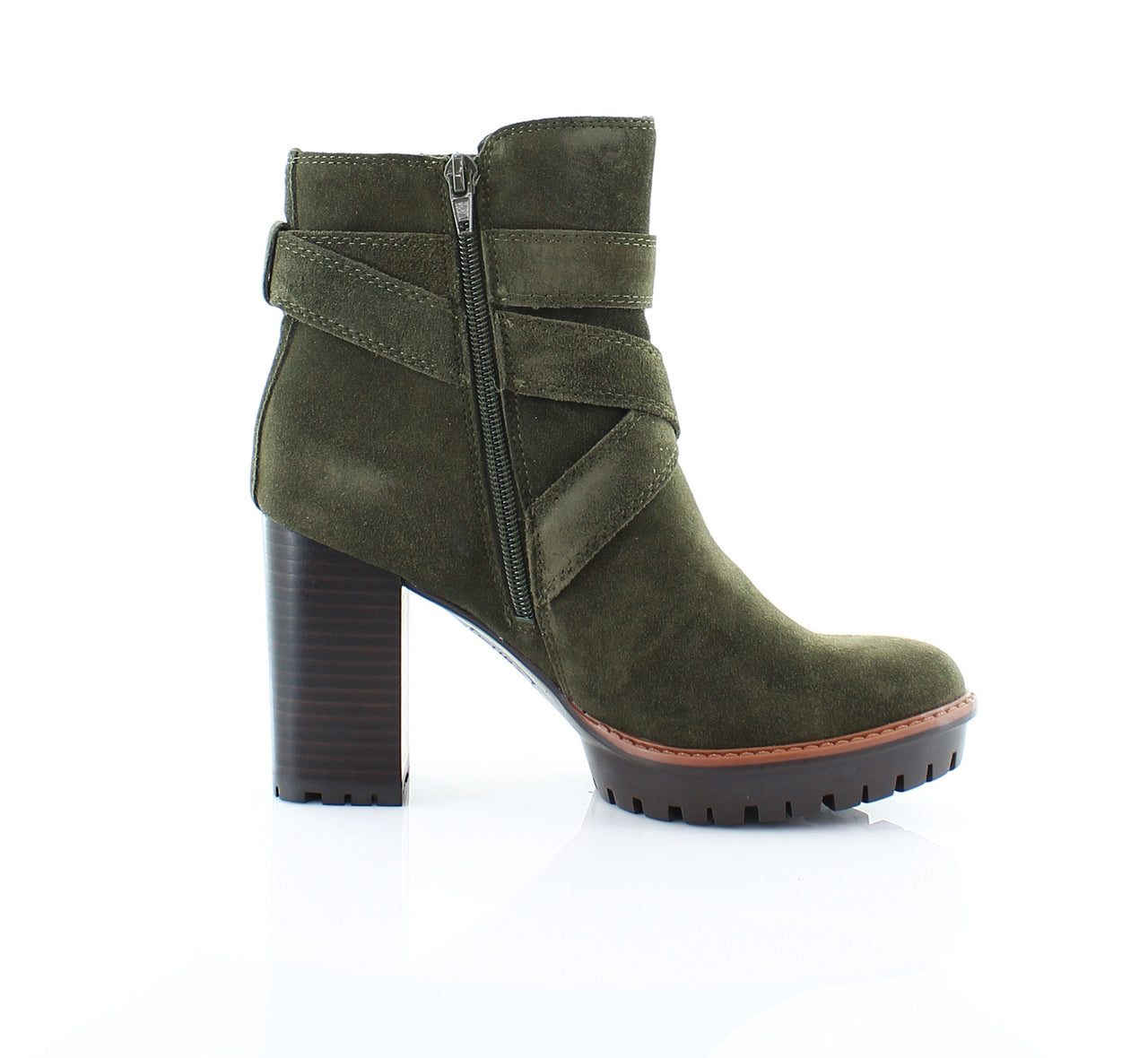 Dark Green Suede