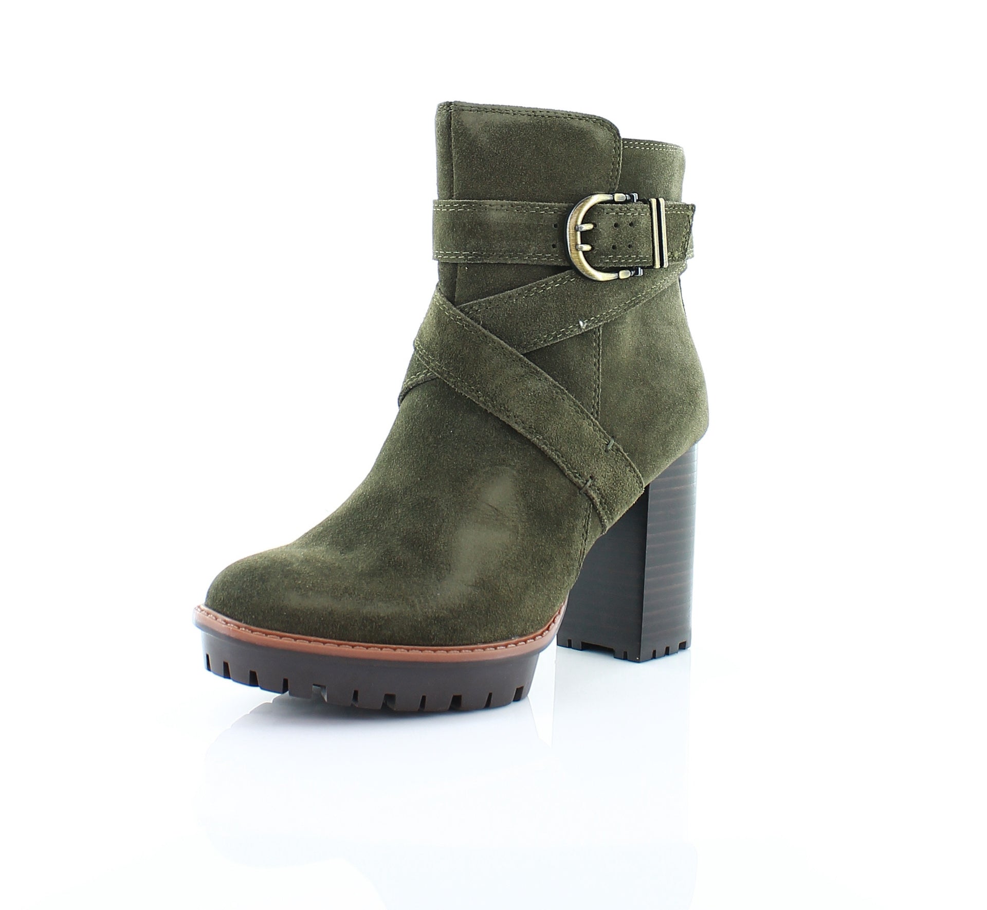 Dark Green Suede