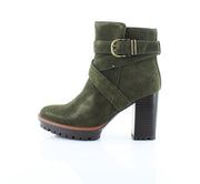 Dark Green Suede