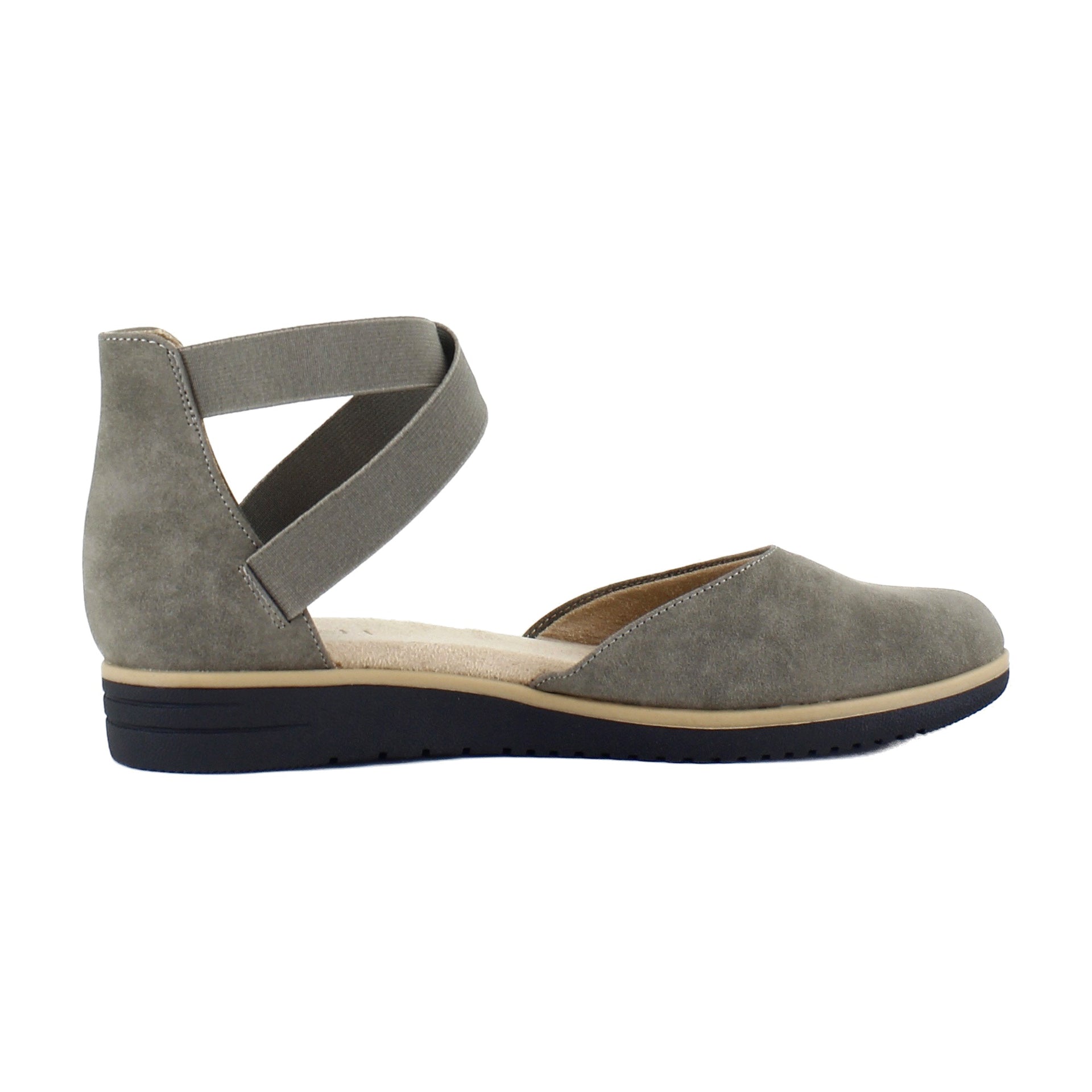 Grey Synthetic Nubuck