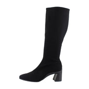 Black Stretch Nappa Pu