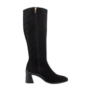 Black Faux Suede