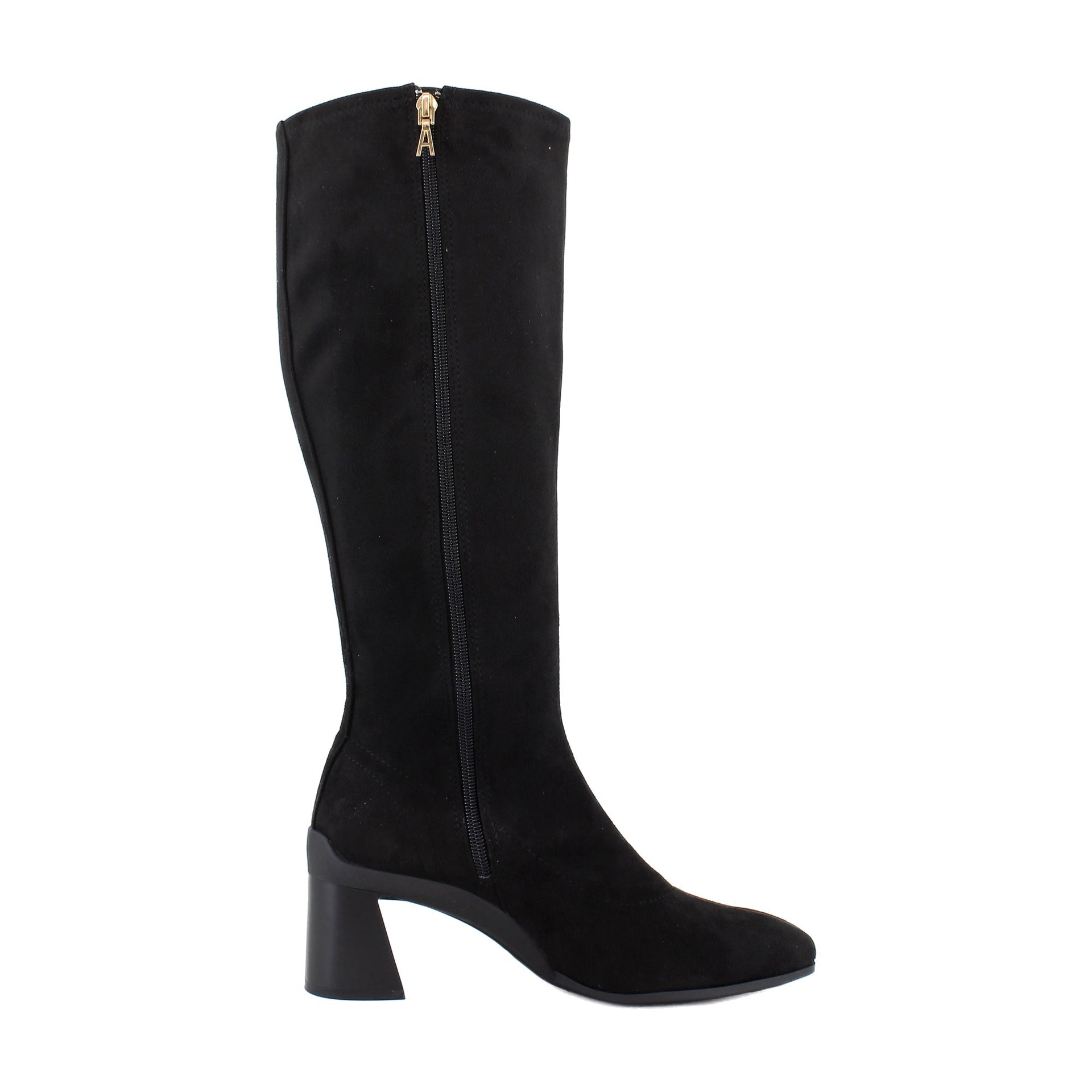 Black Faux Suede