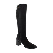 Black Faux Suede