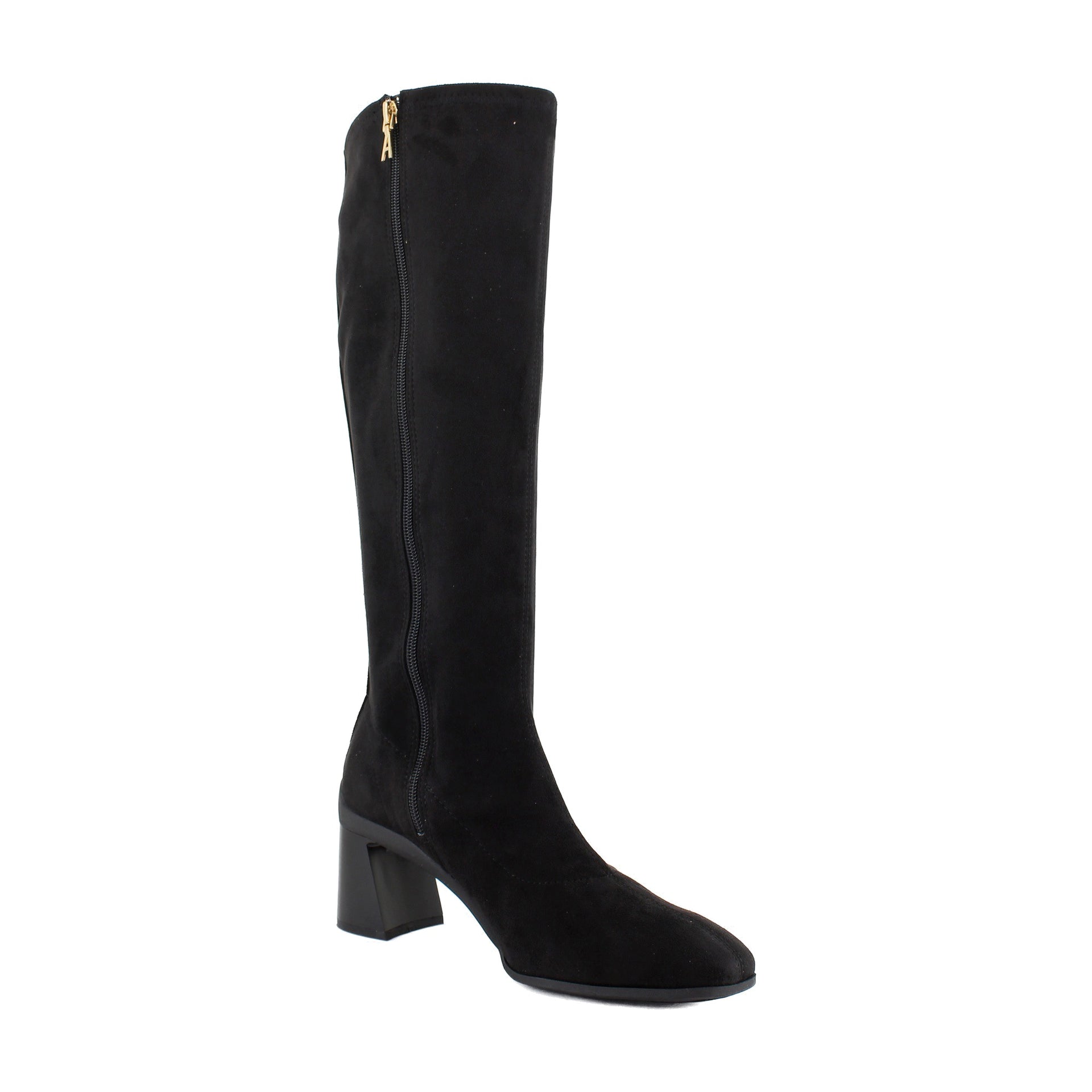 Black Faux Suede