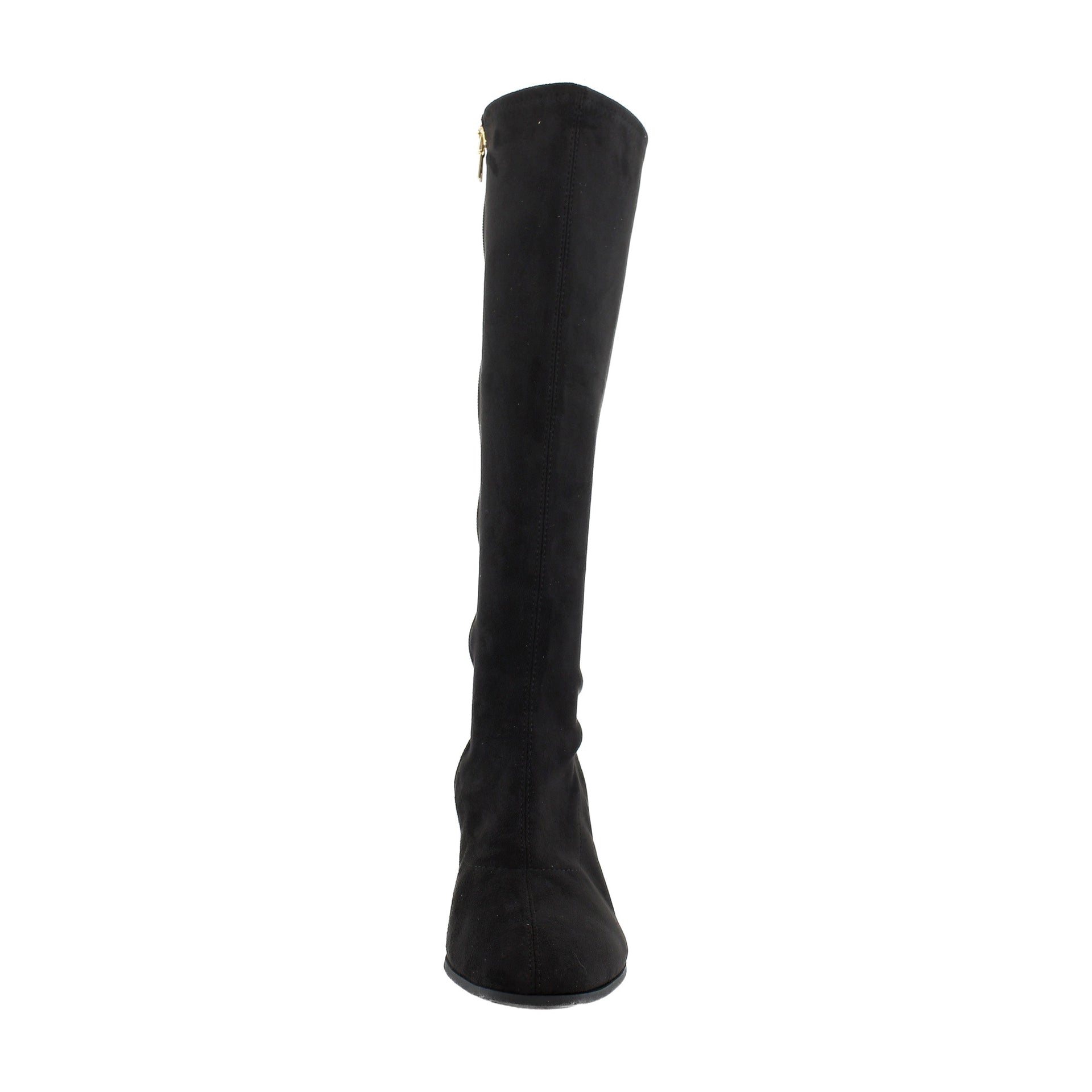 Black Faux Suede
