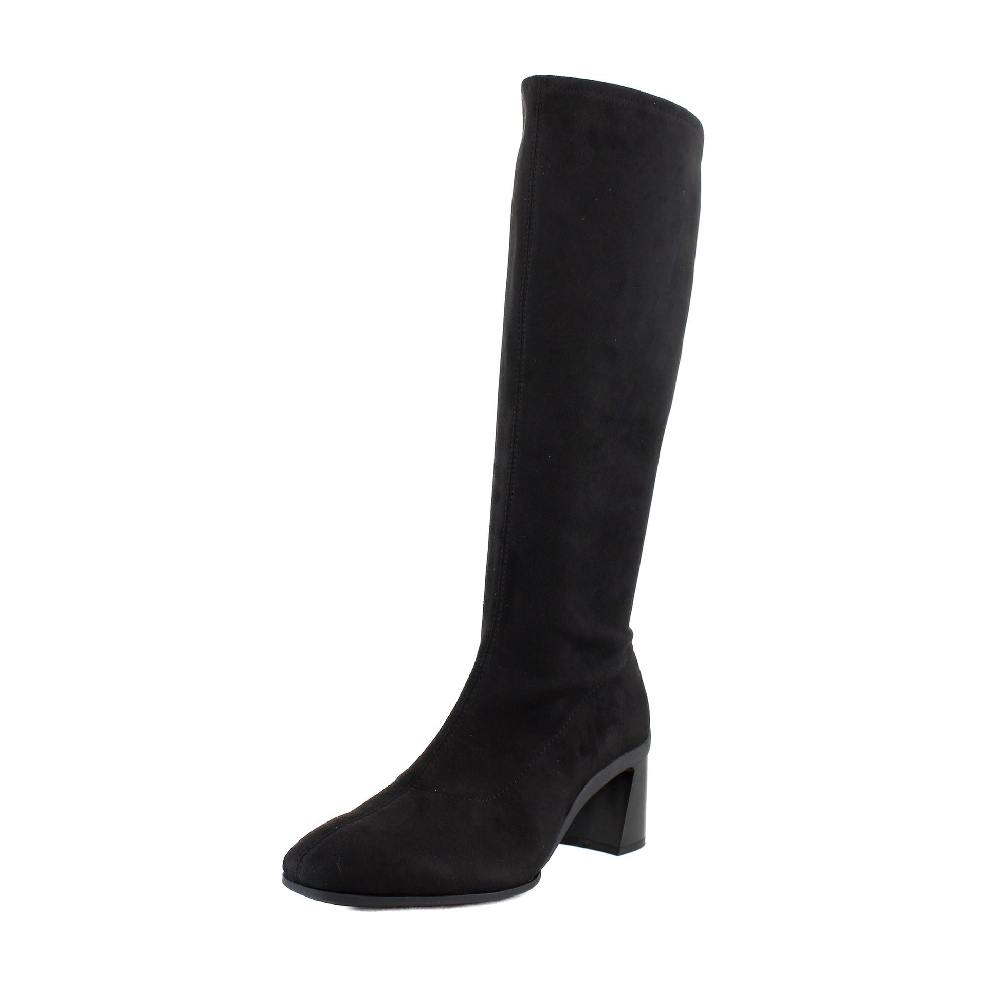 Black Faux Suede
