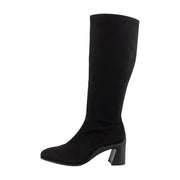 Black Faux Suede