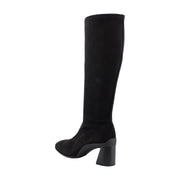 Black Faux Suede
