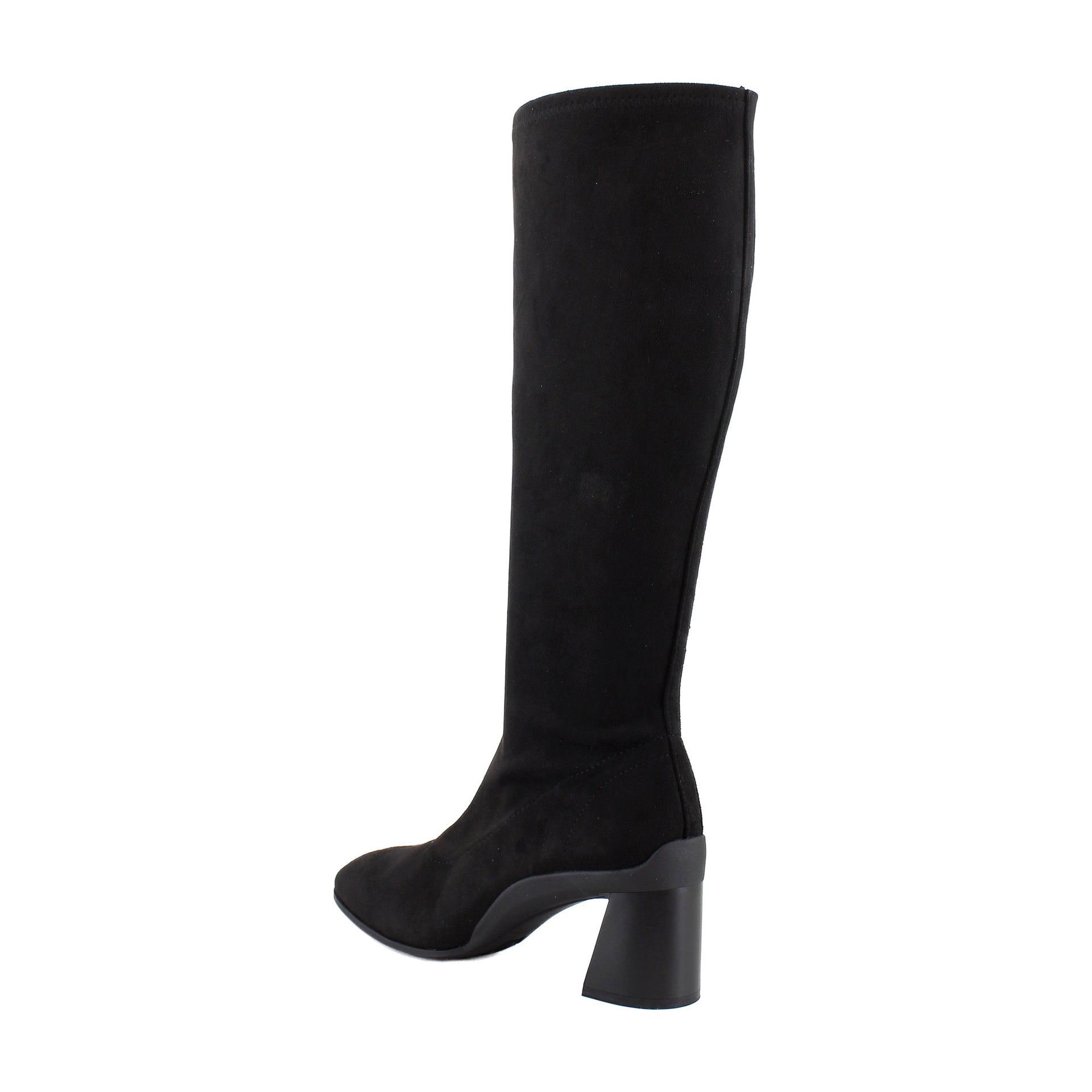 Black Faux Suede
