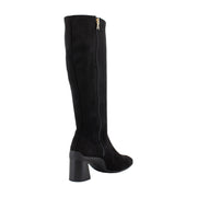 Black Faux Suede