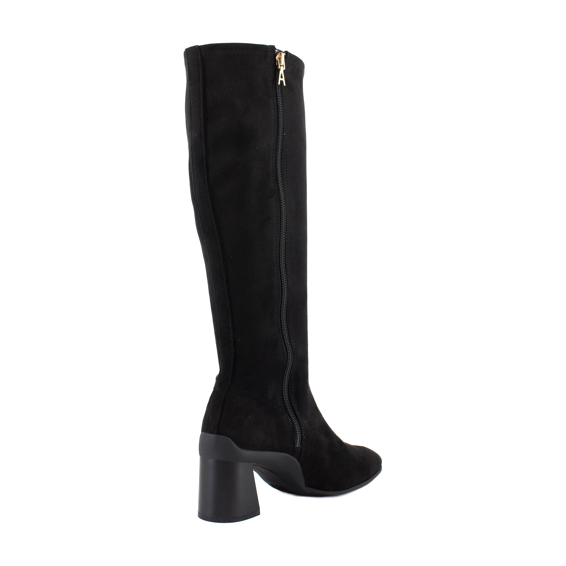 Black Faux Suede