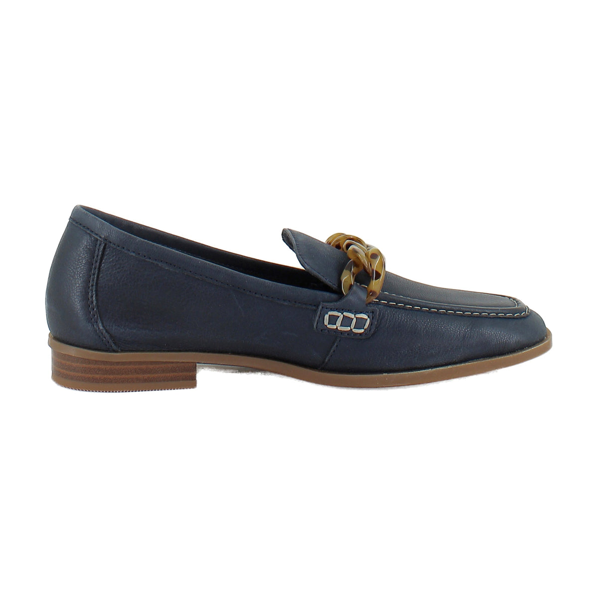 Navy Leather