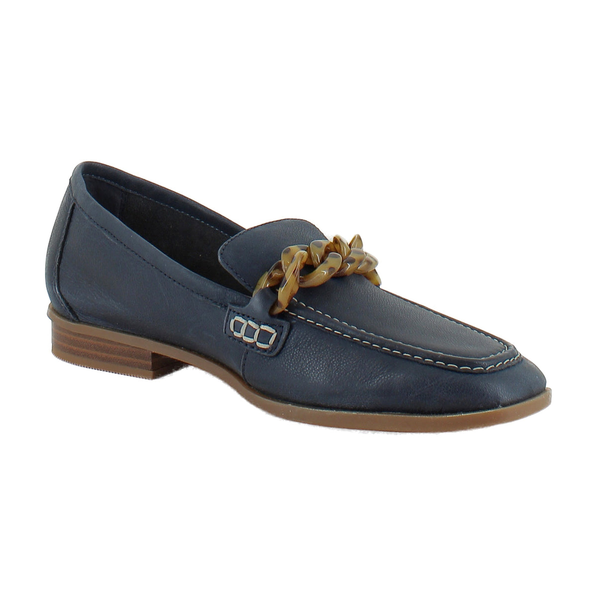 Navy Leather