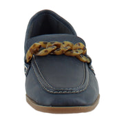 Navy Leather