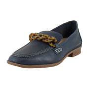 Navy Leather