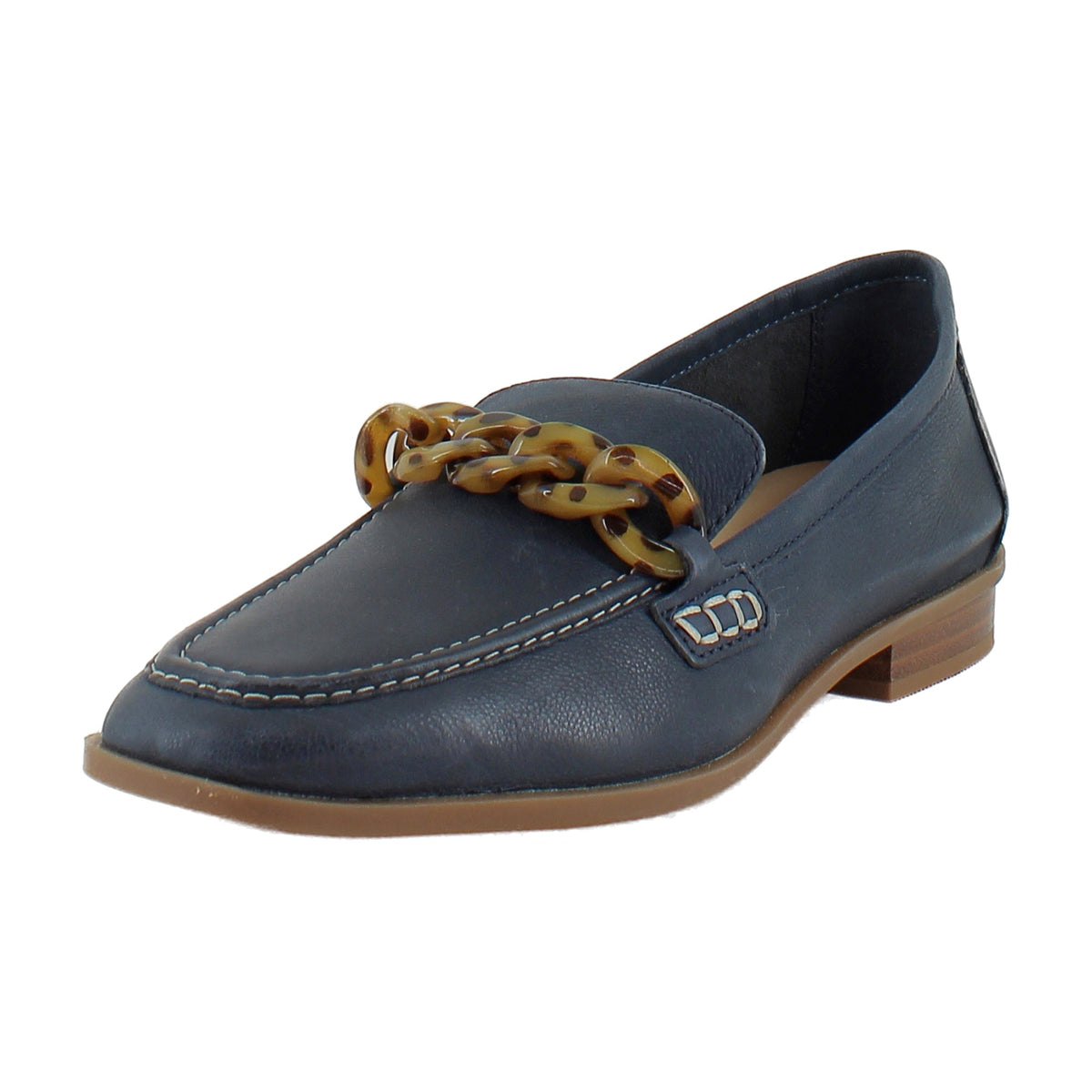 Navy Leather