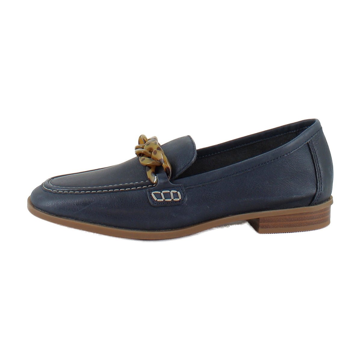 Navy Leather