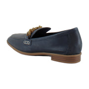 Navy Leather