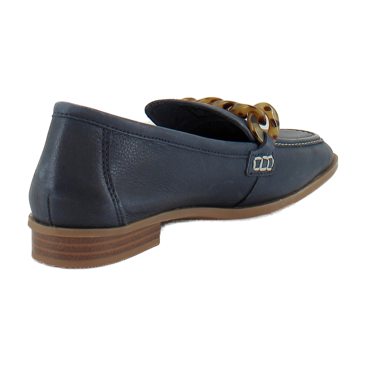 Navy Leather