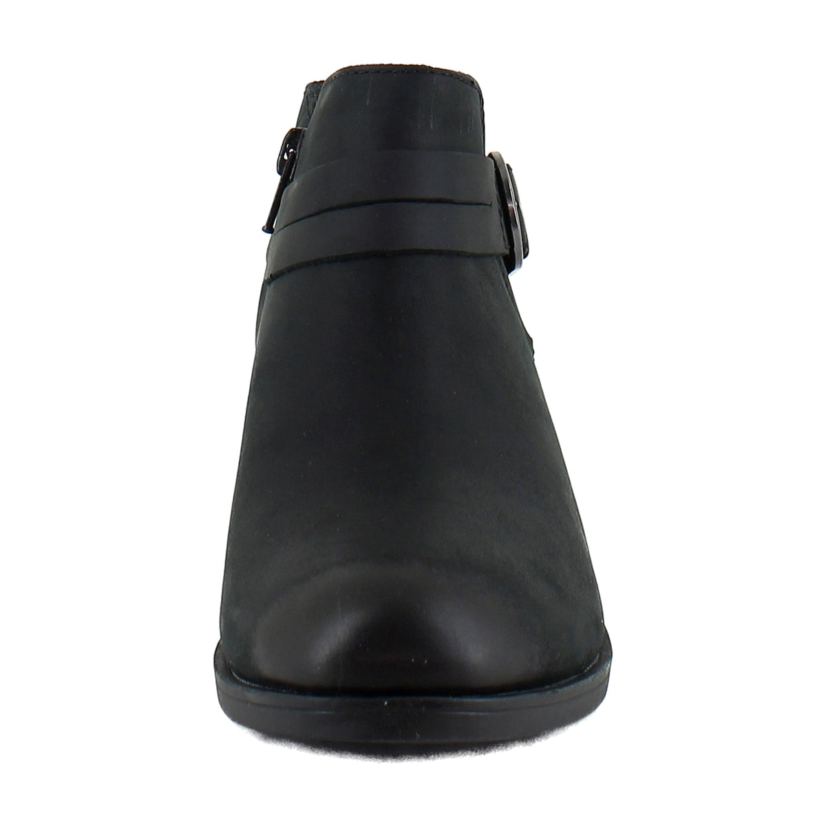 Black Oily Leather